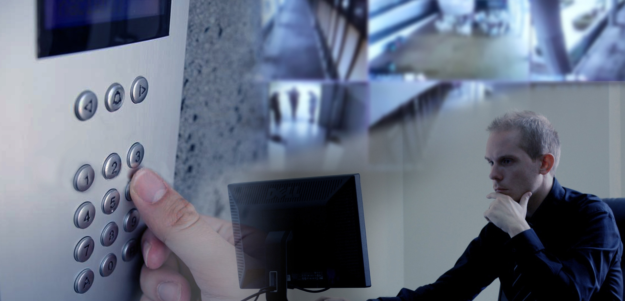 Portaria virtual controlando o acesso remotamente em condomínio - grande