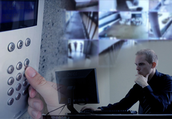 Imagem Miniatura de uma portaria de condomínio virtual, controlada via acesso remoto